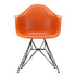 Cadeira de Braços em Plástico Eames DAR / Base Preta
